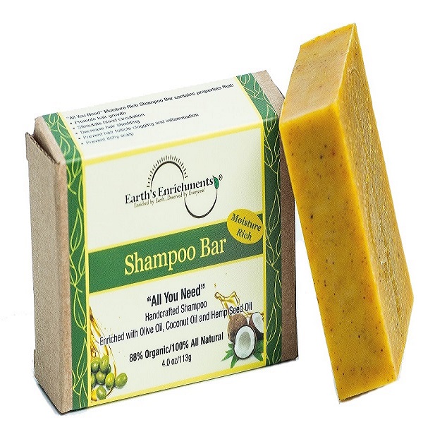 Shampoo Bar (Moisture Rich) - Earth's Enrichments | Hair Care